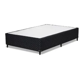 Base Box Casal Elegancy 138x188x30 Preto Paropas