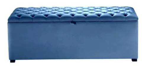 Recamier Solteiro Dubai Corino Azul SR Cabec