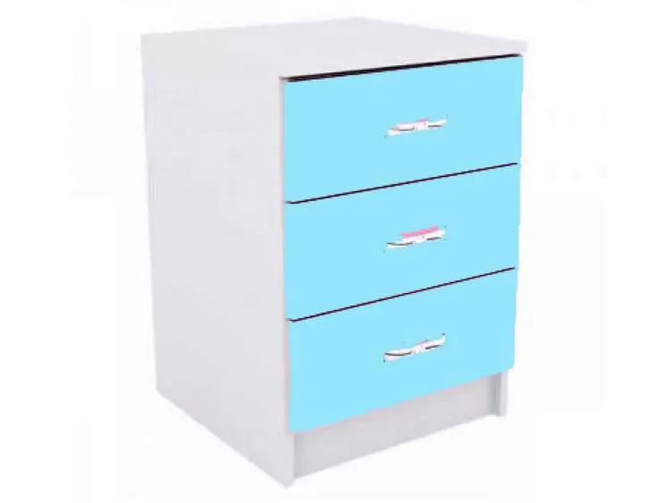 Criado Quissama 3G AS Moveis — Branco/Azul