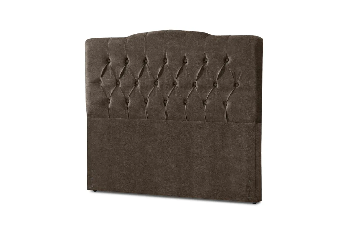 Cabec King Montreal Bonan — Suede Amassado Marrom 204