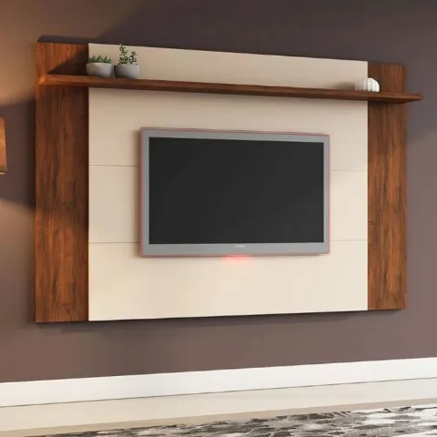 Painel Dallas.Edu 180 Imbuia.Off White Viero