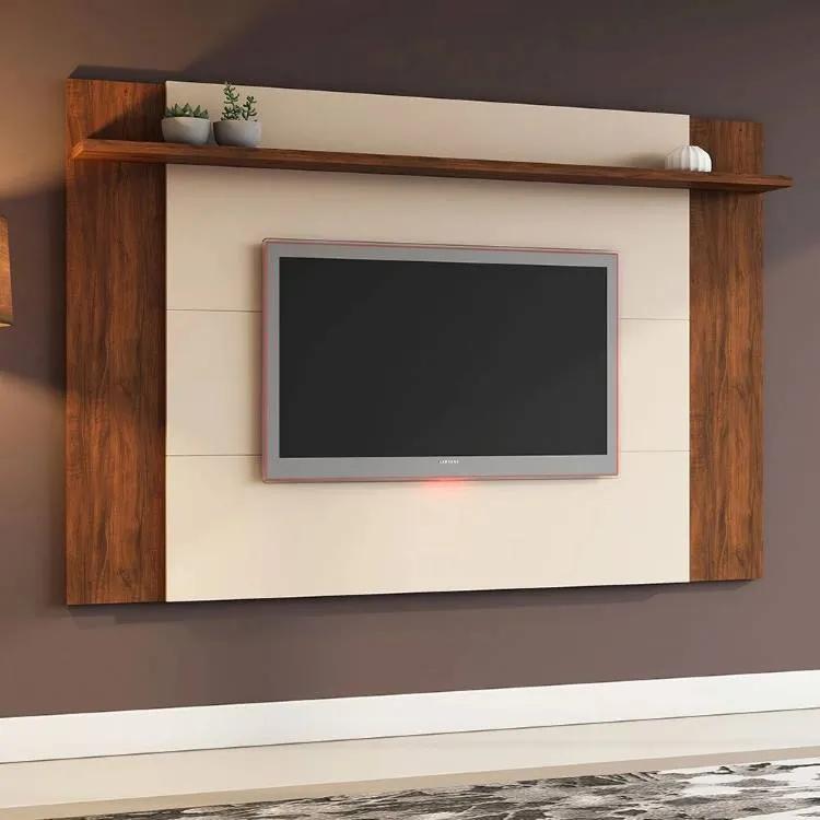 Painel Dallas.Edu 180 Imbuia.Off White Viero — Imbuia/Off White