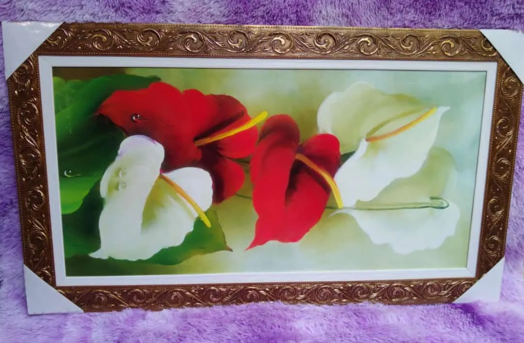 Porta Retrato Multi 1x22 Dourado ou Brranco Bialumi — Paisagens/Floral