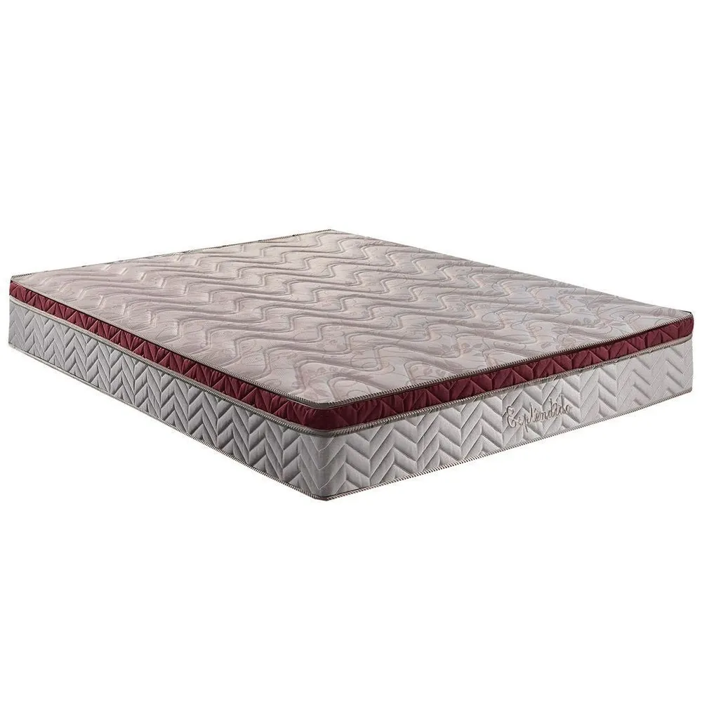 Base Casal Sommier Esplendido 138x188x30 Bordo Paropas — Colchão Casal Bordo