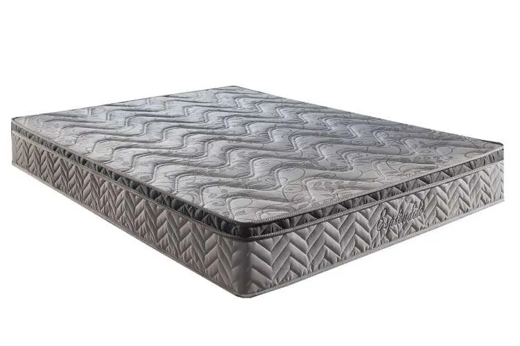 Base Casal Sommier Esplendido 138x188x30 Cinza Paropas — Colchão Casal Cinza