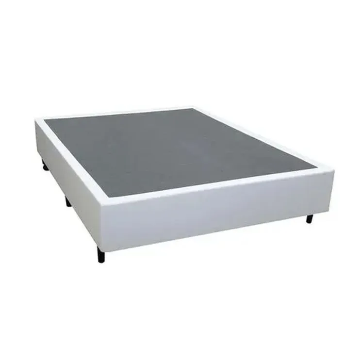Base Casal 138x188x40 Corino Branco SR Movelaria — Base Casal 138 - Corino Branco