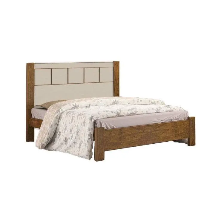 Cama Casal Primicia Plus D Doro — Ipê/Off White