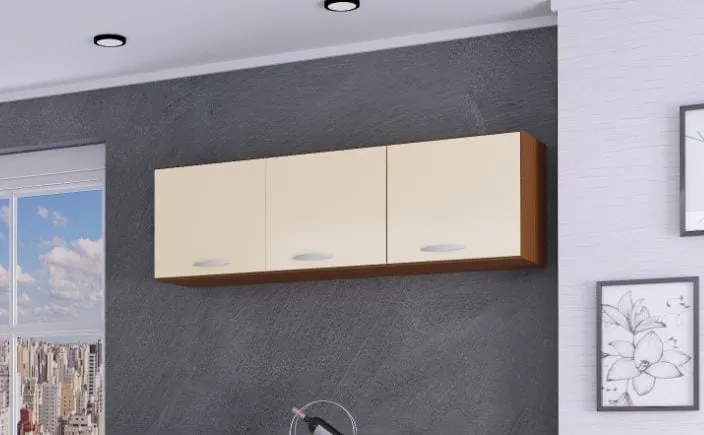 Aereo 3P 120 Branco Poquema — Castanho/Off White