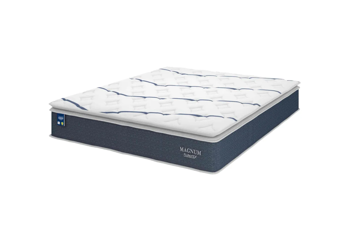 Colchao Casal Magnum Molas Pocket 138x188x30 Plumatex — Colchão Queen 158x198x28