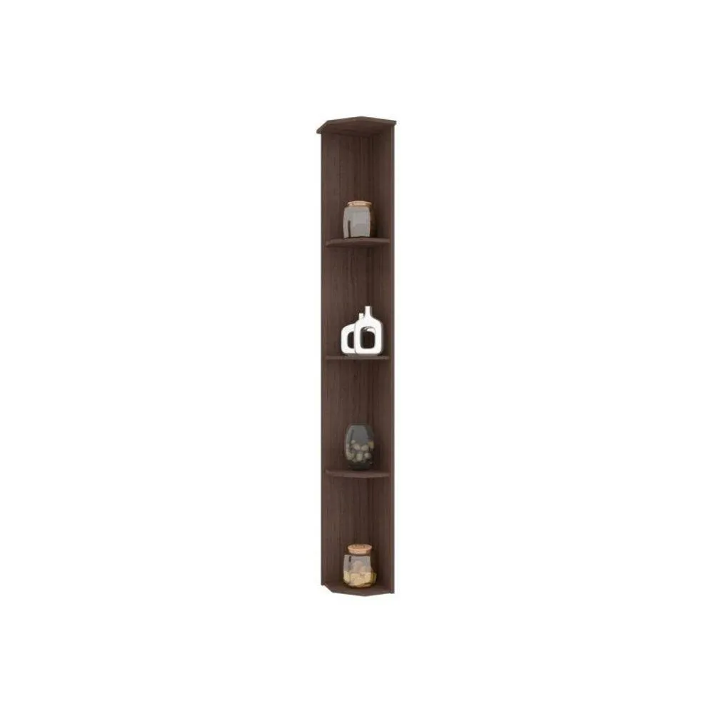 Aereo Bruna 3Pts c 2Vidros 120cm Capuccino Amendoa Poquema — Cantoneira Capuccino