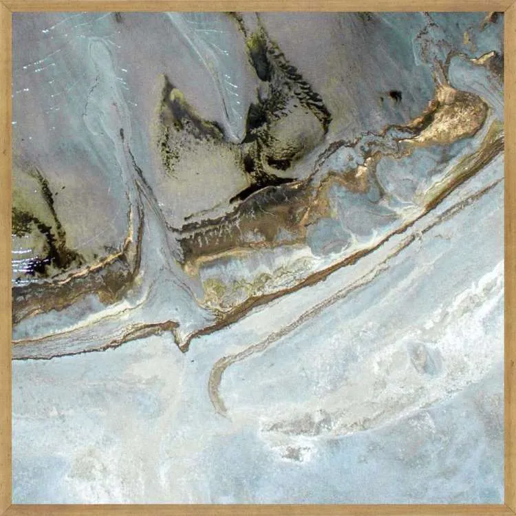 Quadro Abstrato TOP2641 com Vidro 63x63cm Top Art — Abstrato TOP 3308