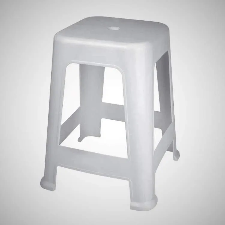 Banqueta Plastica Bela Vista Branco Metalurgica Mor — Banqueta Branco
