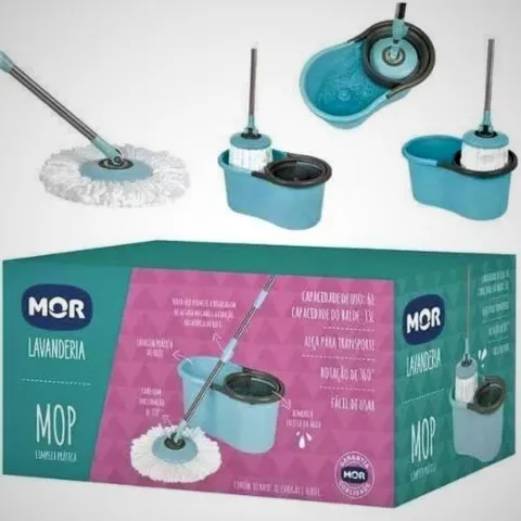 Esfregao Mop Limpeza Pratica 13 Litros Metalurgica Mor
