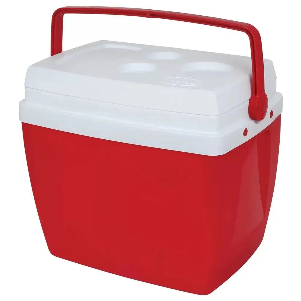 Caixa Termica 34L Acai.Lilas Metalurgica Mor — Caixa Termica 34L Vermelho