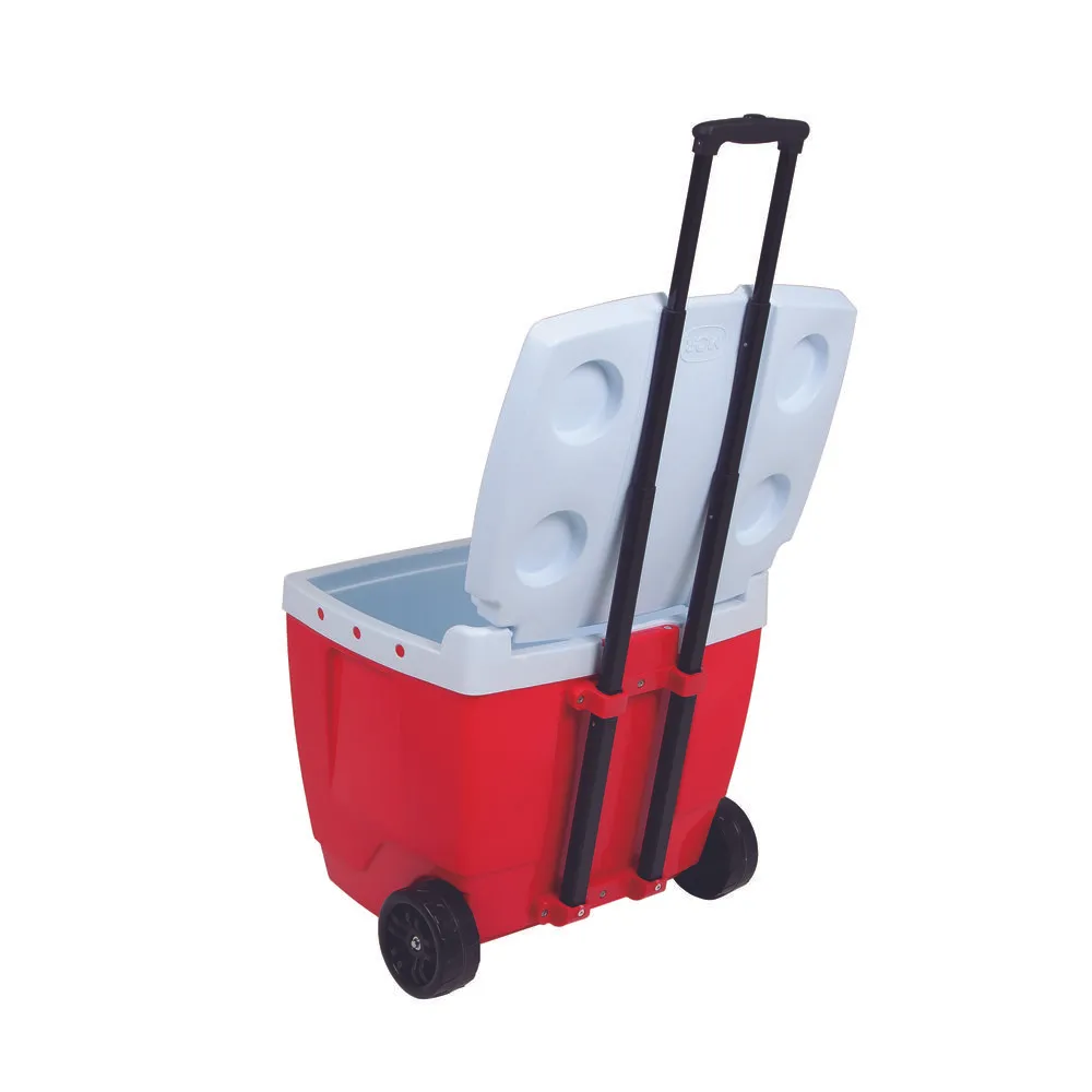 Caixa Termica 42L com Alca Retratil Azul Metalurgica Mor — Caixa Termica 42L Vermelho