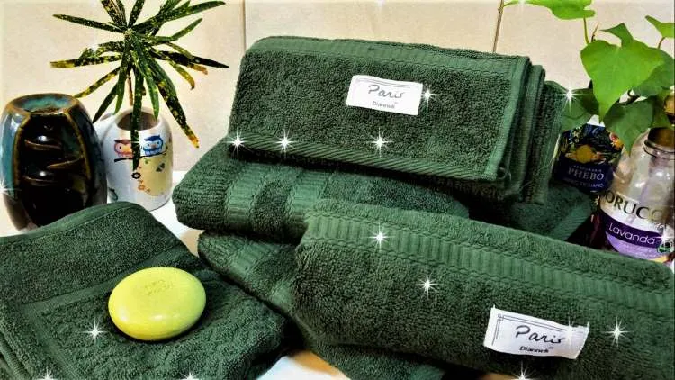 Jogo de Toalhas Paris 5Pcs 730 Jeans Dianneli — Jogo Toalhas Paris Amazonia