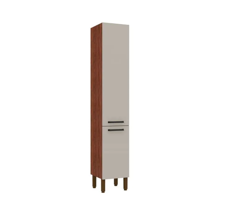 Tampo para Balcoes Ametista 754.784 Nogueira Kits Parana — Paneleiro Simples 2P Nogueira/Off  White