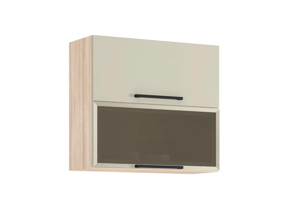 Arm Barc 1V1N 800 VivConcept Nogueira.Black Kits Parana — Arm Basc 800 2P1V Fresno/Off White