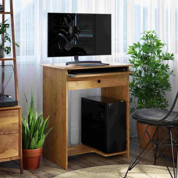 Mesa de Computador Pratica com Gaveta EJ Moveis — Freijo