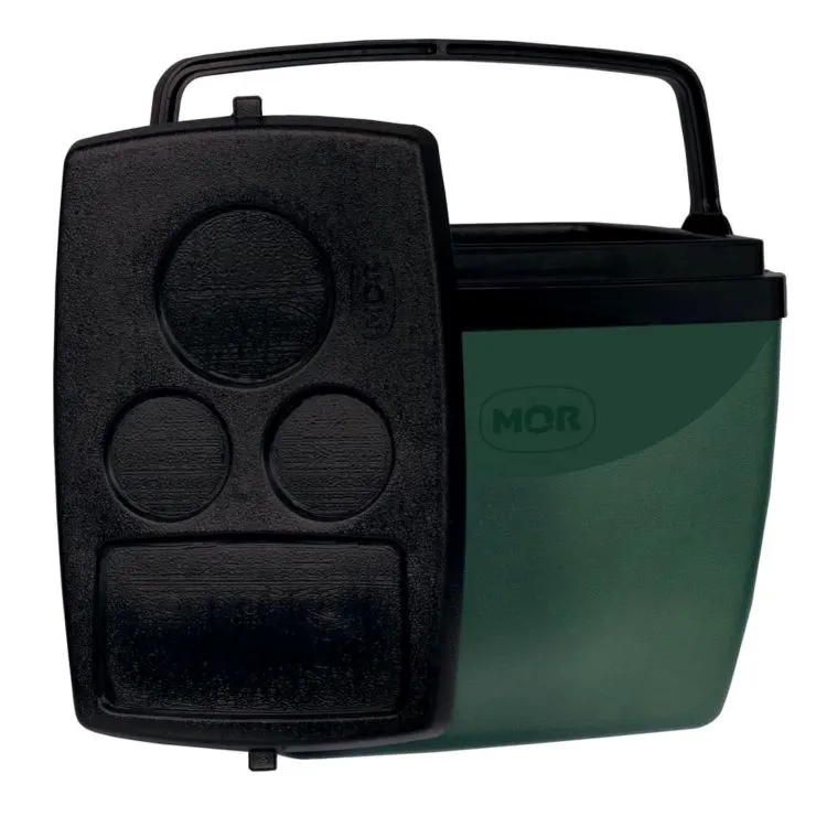 Caixa Termica 18L Azul Metalurgica Mor — Caixa Termica 18L  - Verde com Preto