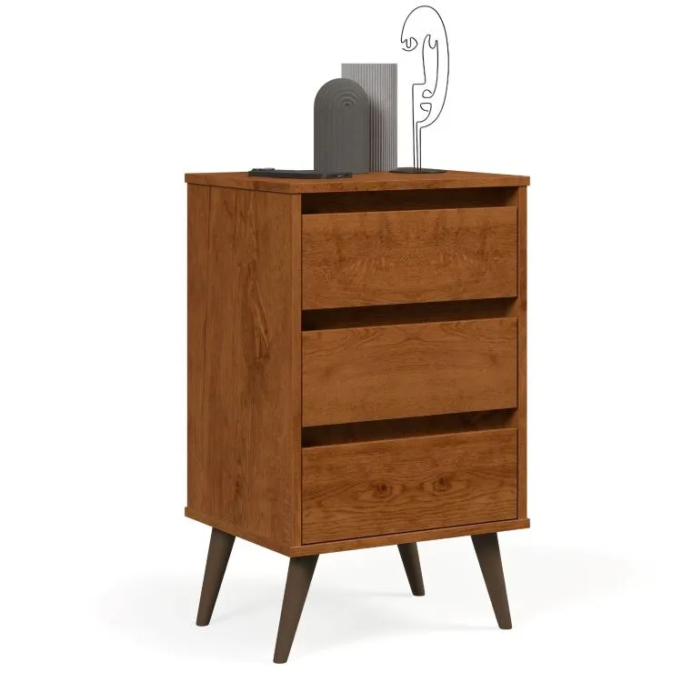 Mesa de Cabeceira Retro Wood EJ Moveis — Freijó