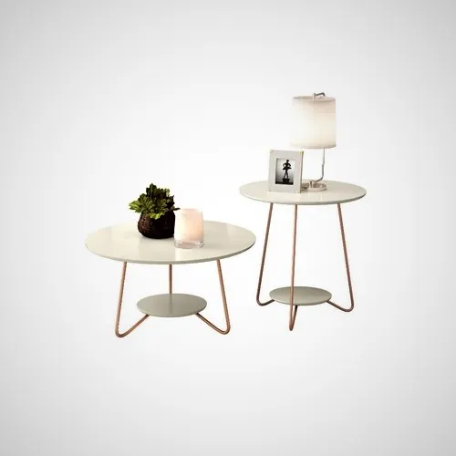 Jogo de Mesa Liz EJ Moveis — Off White