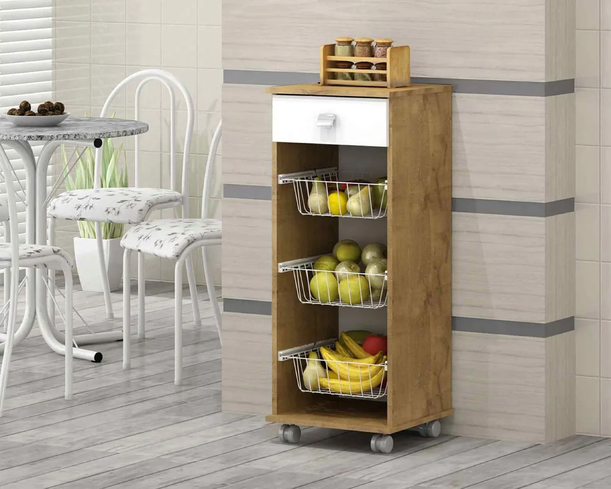 Fruteira Talita 1G3C Branco Quarta Divisao — Castanho/Branco