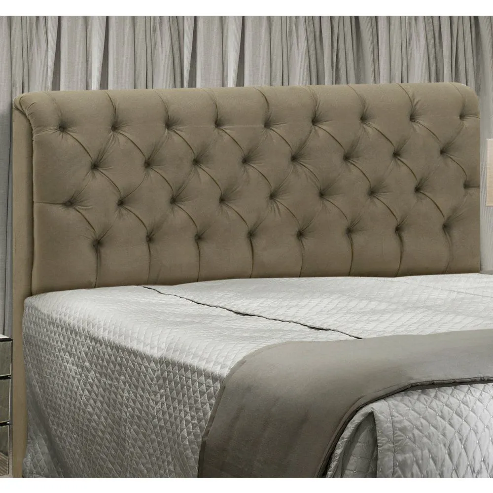 Cabeceira Solteiro Paris 90 Corino Marrom 2502 SR Cabec — Cabec Solteiro Veludo Castor 1701