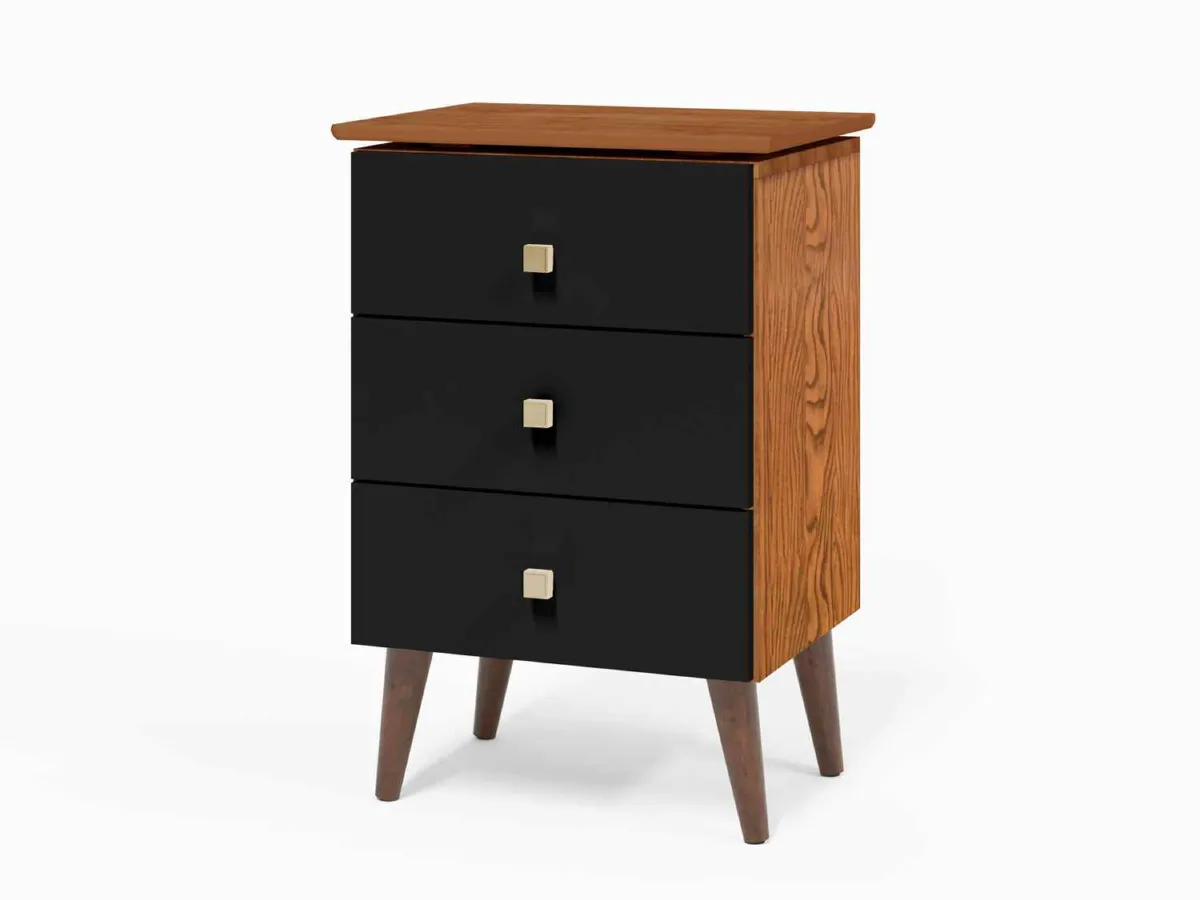 Mesa Lateral Liv 3G Maria M — Nature/Preto