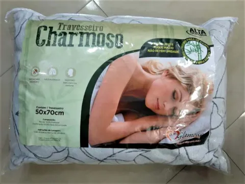 Travesseiro Charmoso Fibra de Bambu 50x70 FFT Fabril