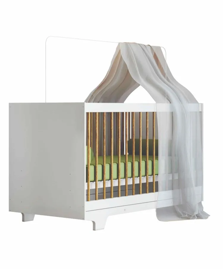 Berco Minicama Flocos Tigus — Branco